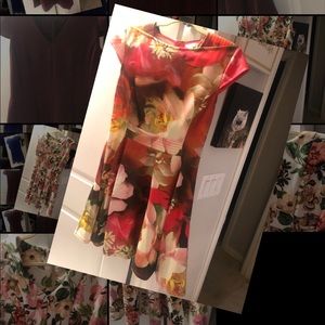 Beautiful Ted Baker floral dress. Size 3=8